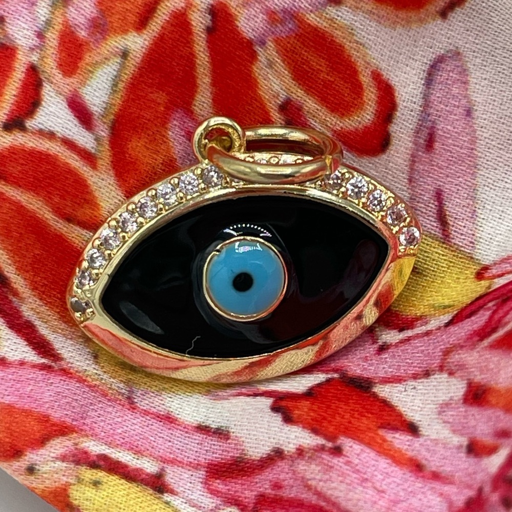 Anthropologie Jewelry Bracelet Charm Enamel Spirit Eye NEW